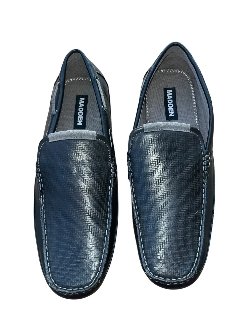 MEN'S HONIOR BLACK STEVE MADDEN SHOES Size 11 NWOB